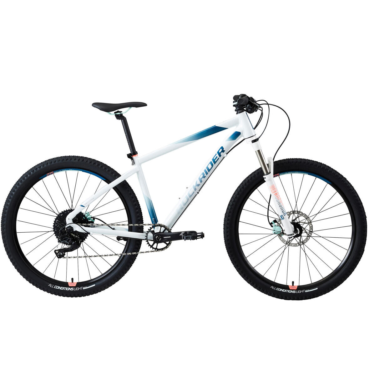 VTT-ROCKRIDER-ST-900 FEMME BLANC