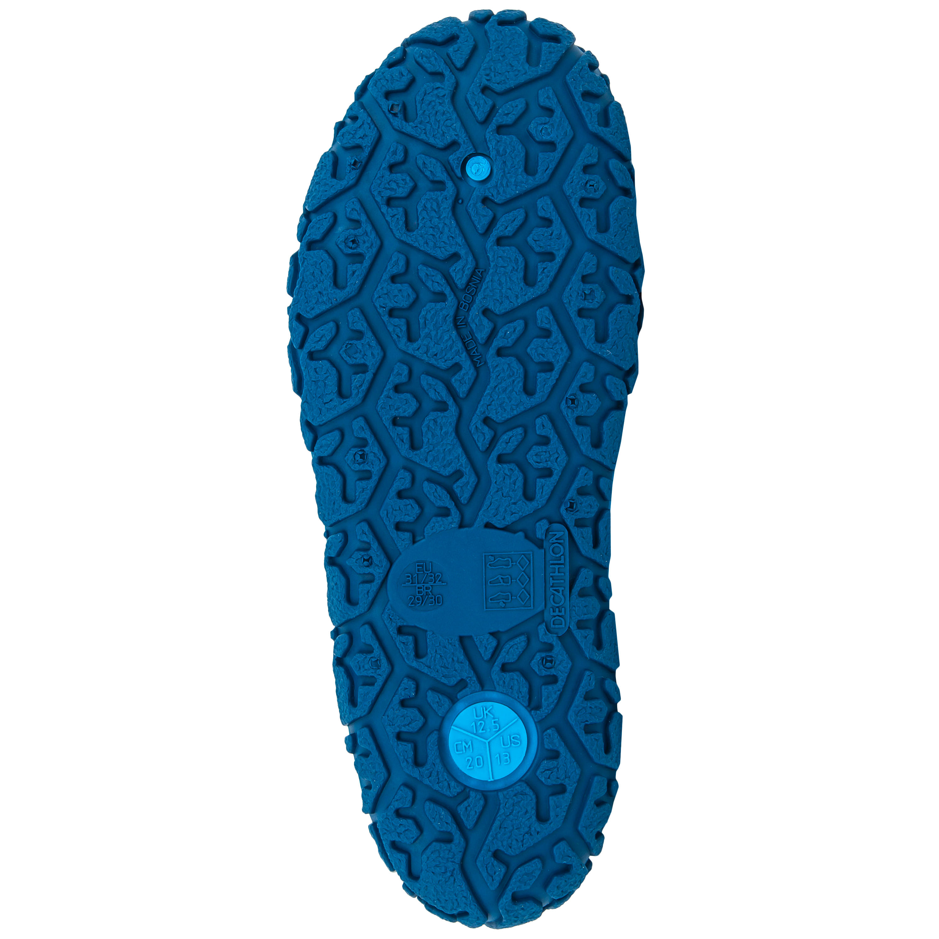 BOY'S AQUADOTS 100 POOL SHOES - BLUE 3/5