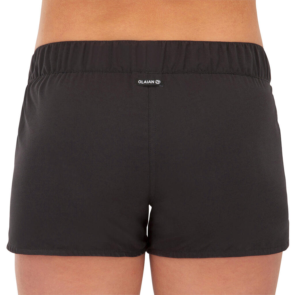 SHORT DE BAIN SURF FILLETTE CORAIL KINA 100