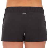 GIRL'S SURF SWIMSHORTS KINA 100 BLACK