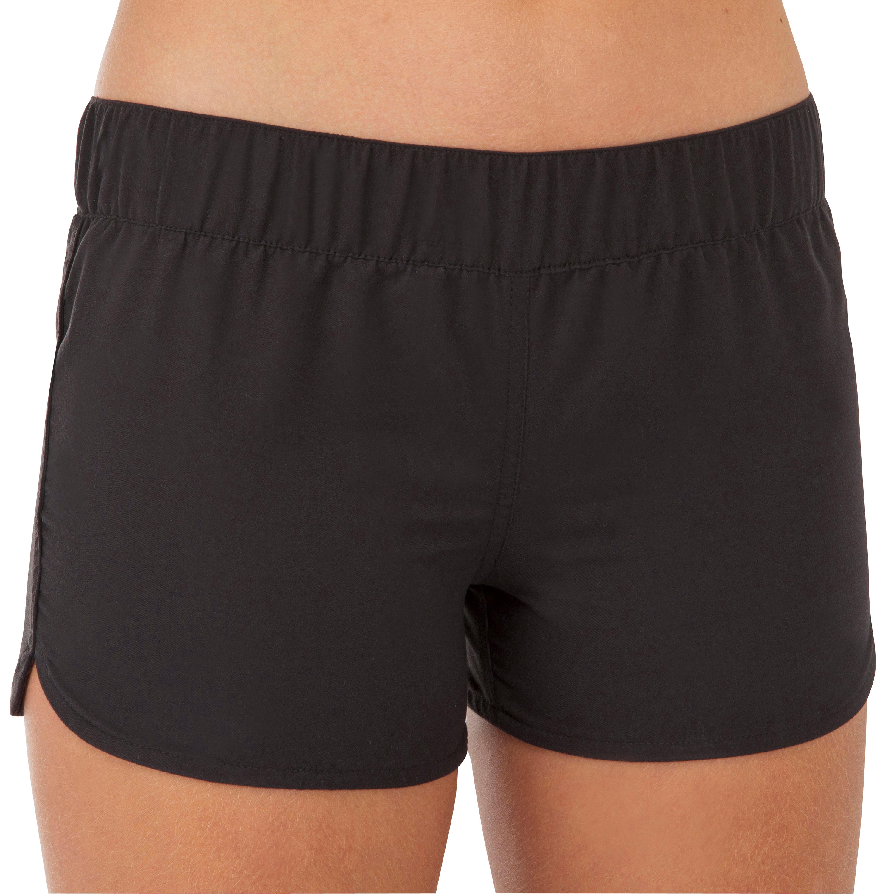 girls black swim shorts