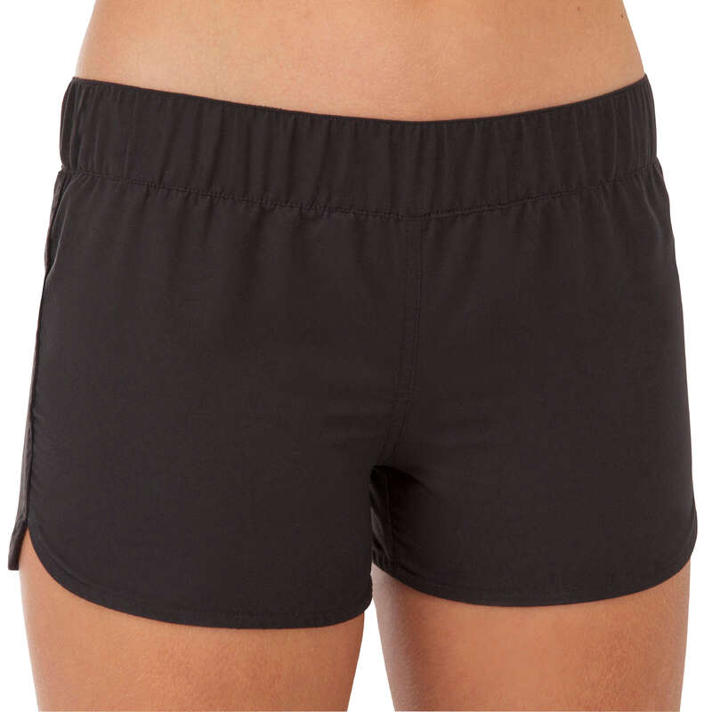 GIRL'S SWIMSUITS Swimwear and Beachwear - KINA 100 G Boardshorts BLACK OLAIAN - Swimwear and Beachwear