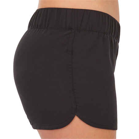 GIRL'S SURF SWIMSHORTS KINA 100 BLACK