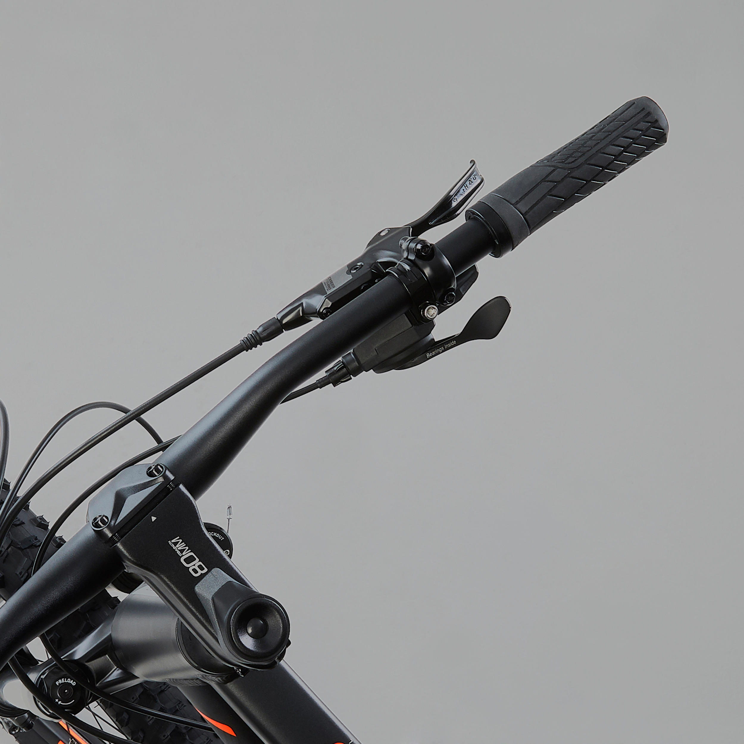 27.5 Inch Mountain bike Rockrider ST 900 - Grey/Orange - Decathlon