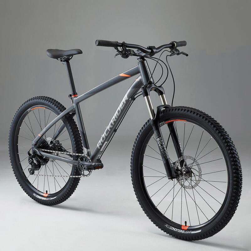 VÉLO VTT ST 900 GRIS ORANGE 27,5"