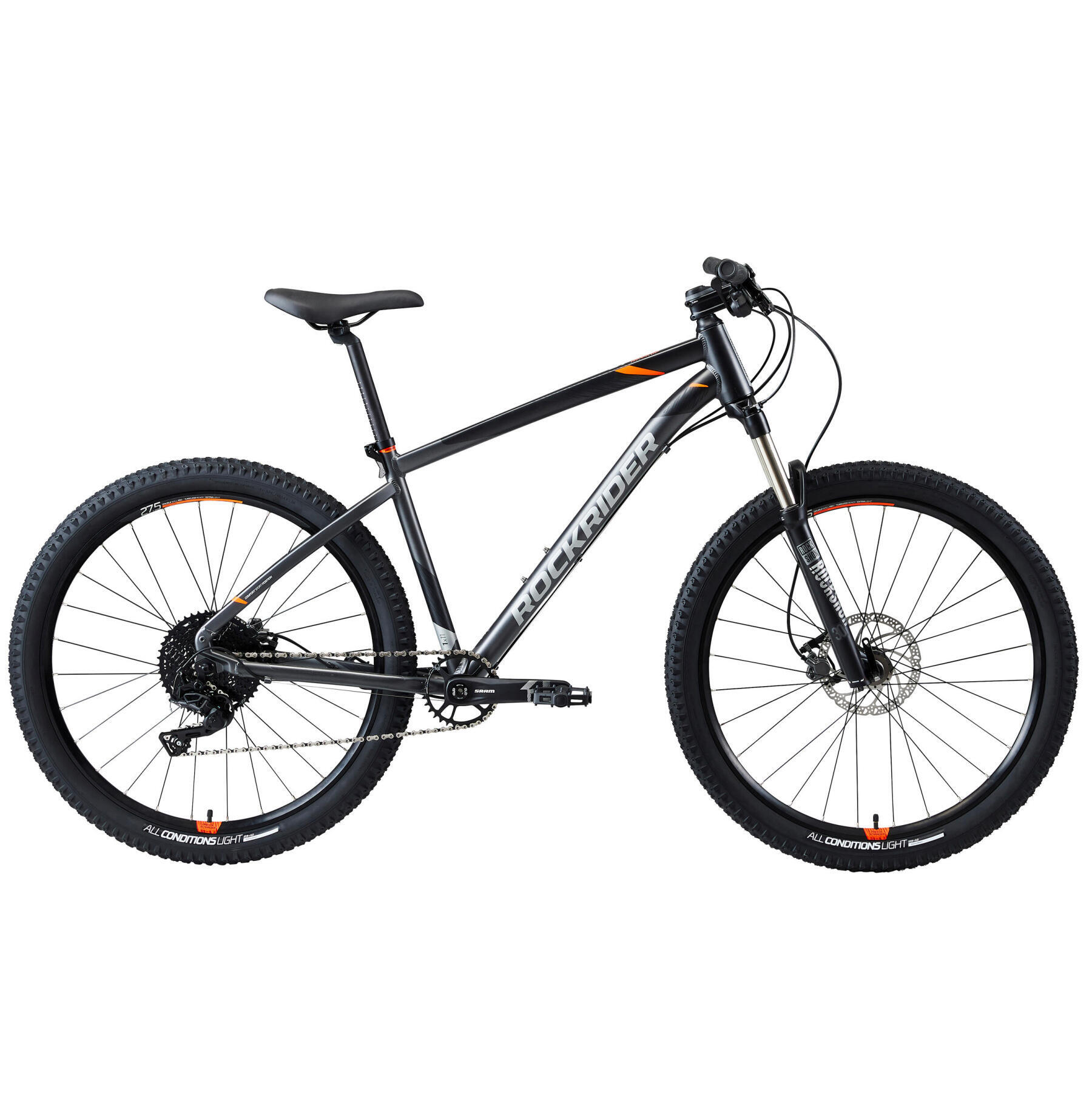 VTT-ROCKRIDER-ST-900 GRIS ORANGE