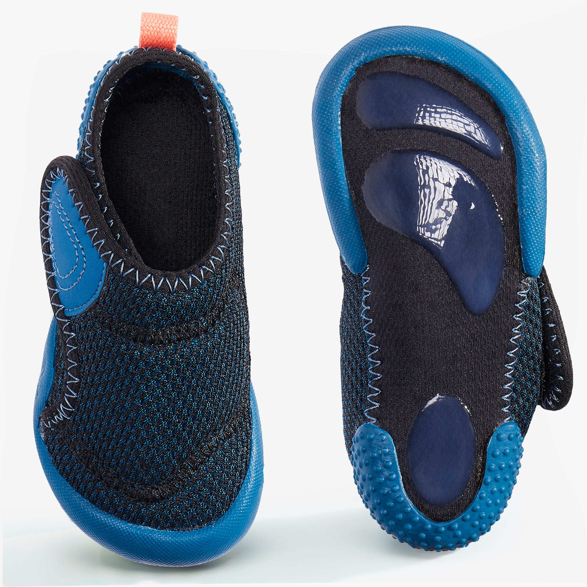 Kids Non Slip and Breathable Bootee Blue Decathlon