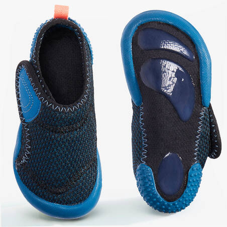 Sepatu Bootee Prewalker Bayi Anti Selip dan Berpori Babylight - Biru 