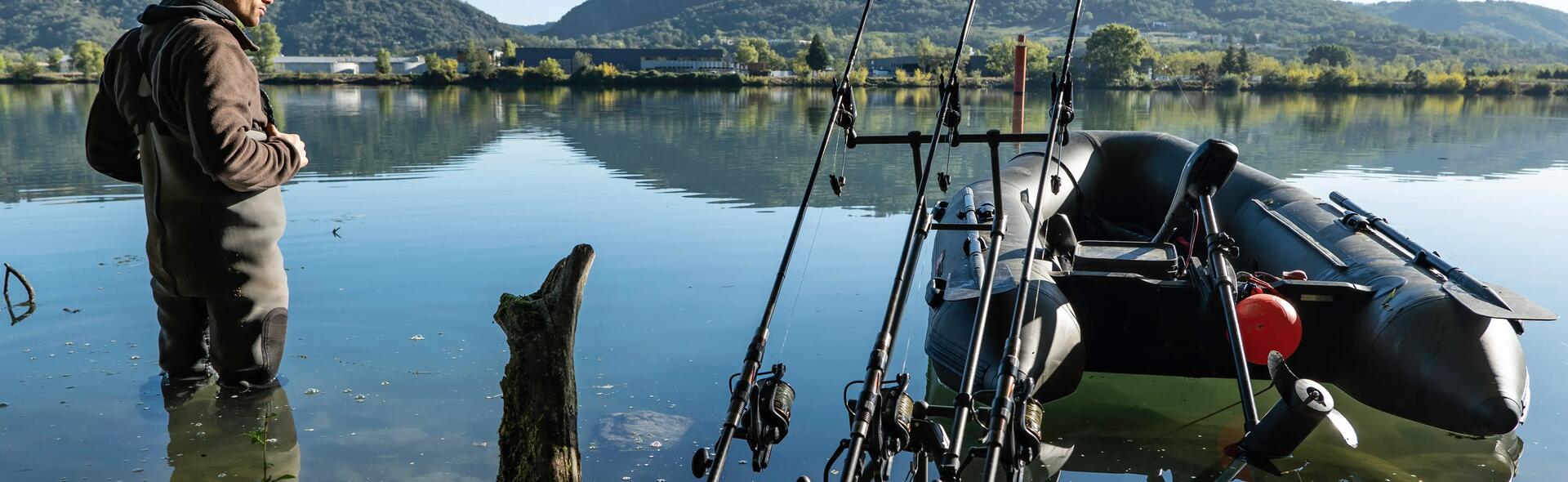 equipamento para pesca à carpa