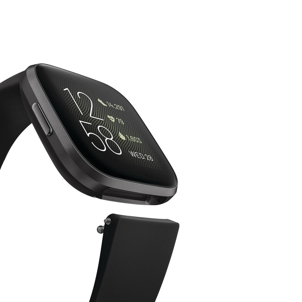 Smartwatch Gesundheit Fitness Fitbit Versa 2 Weihnachtsspezial schwarz