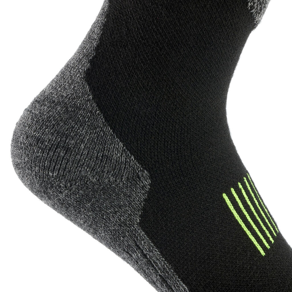 CHILDREN'S SKI SOCKS 100 - GREY