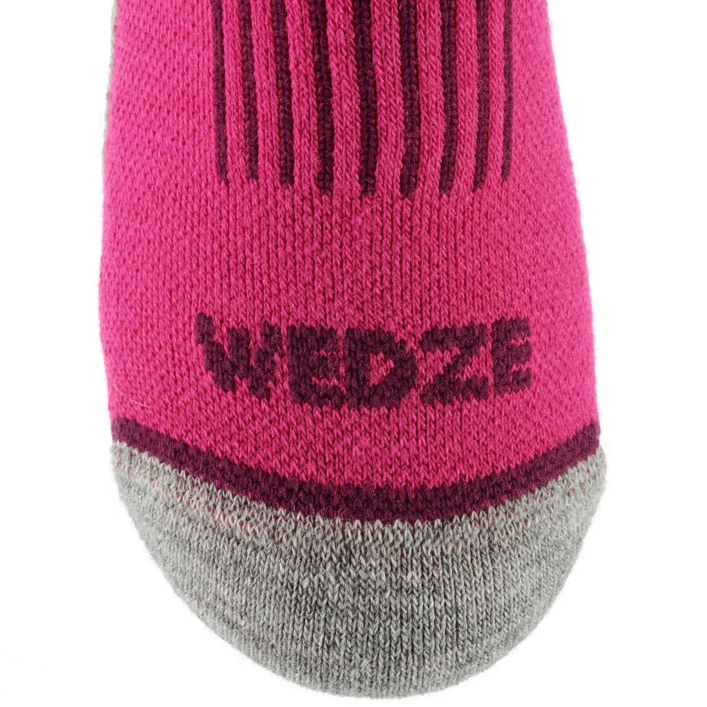 CHILDREN'S SKI SOCKS 100 - GREY