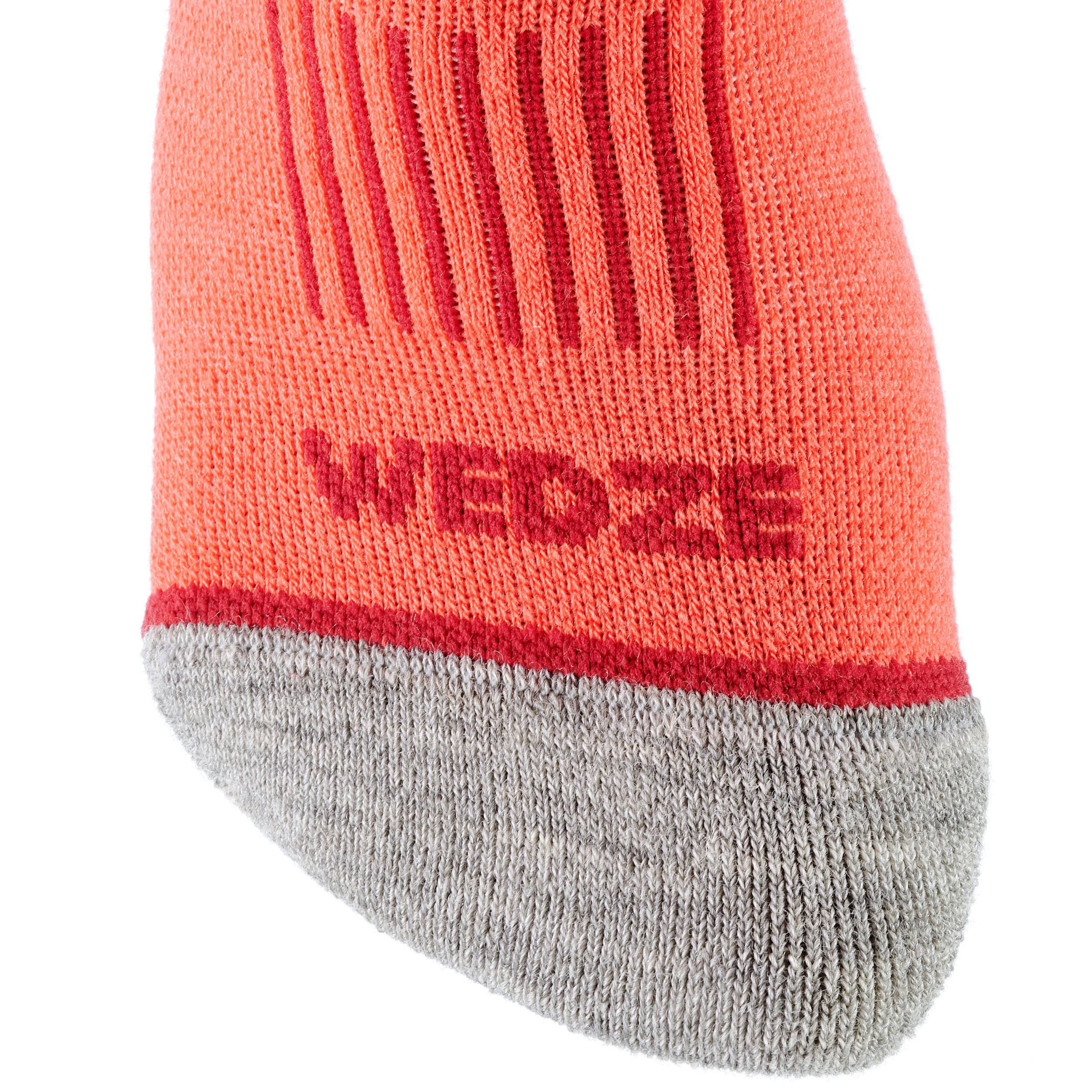 Adult Ski Socks 100 - Coral - Decathlon