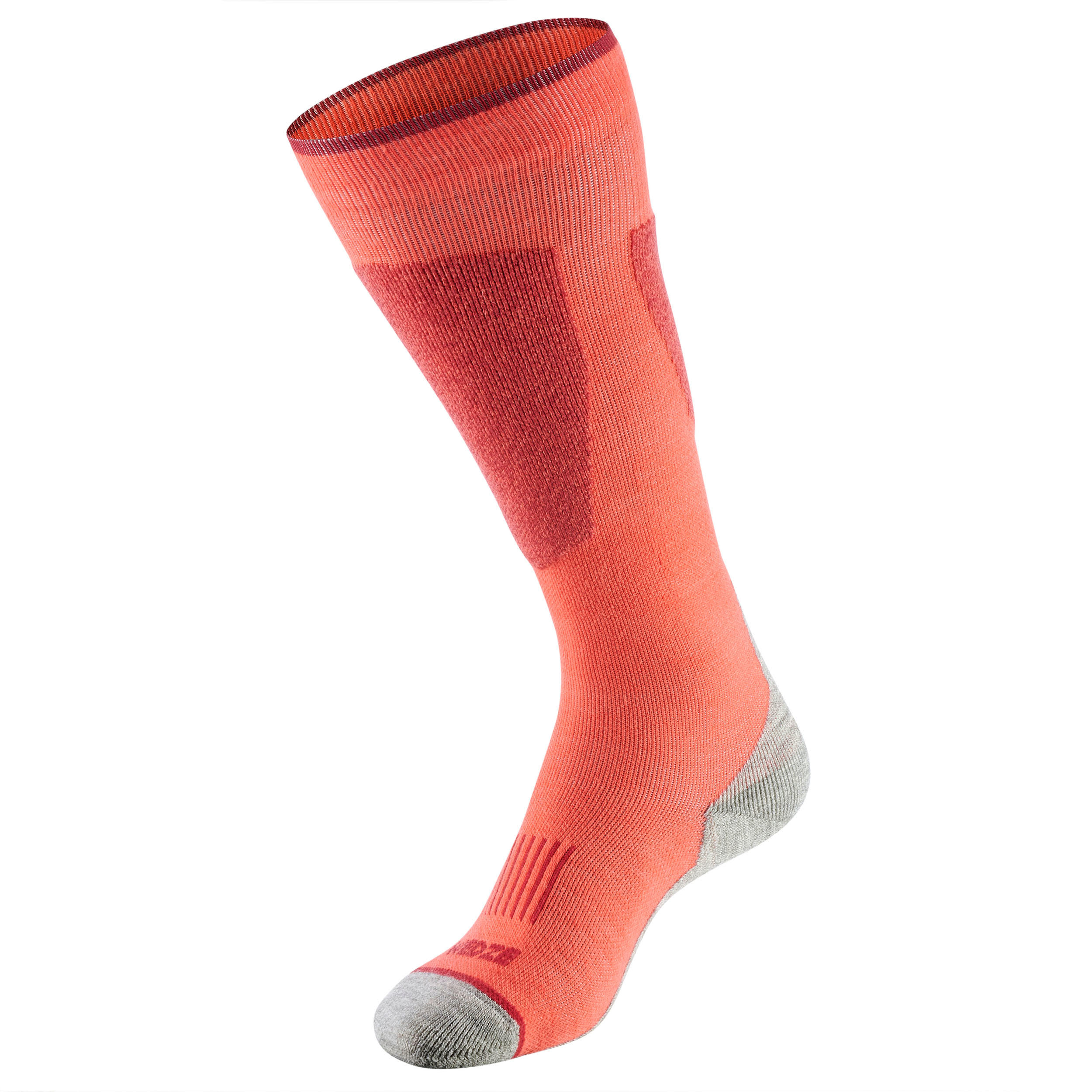 Adult Ski Socks 100 - Coral - Decathlon
