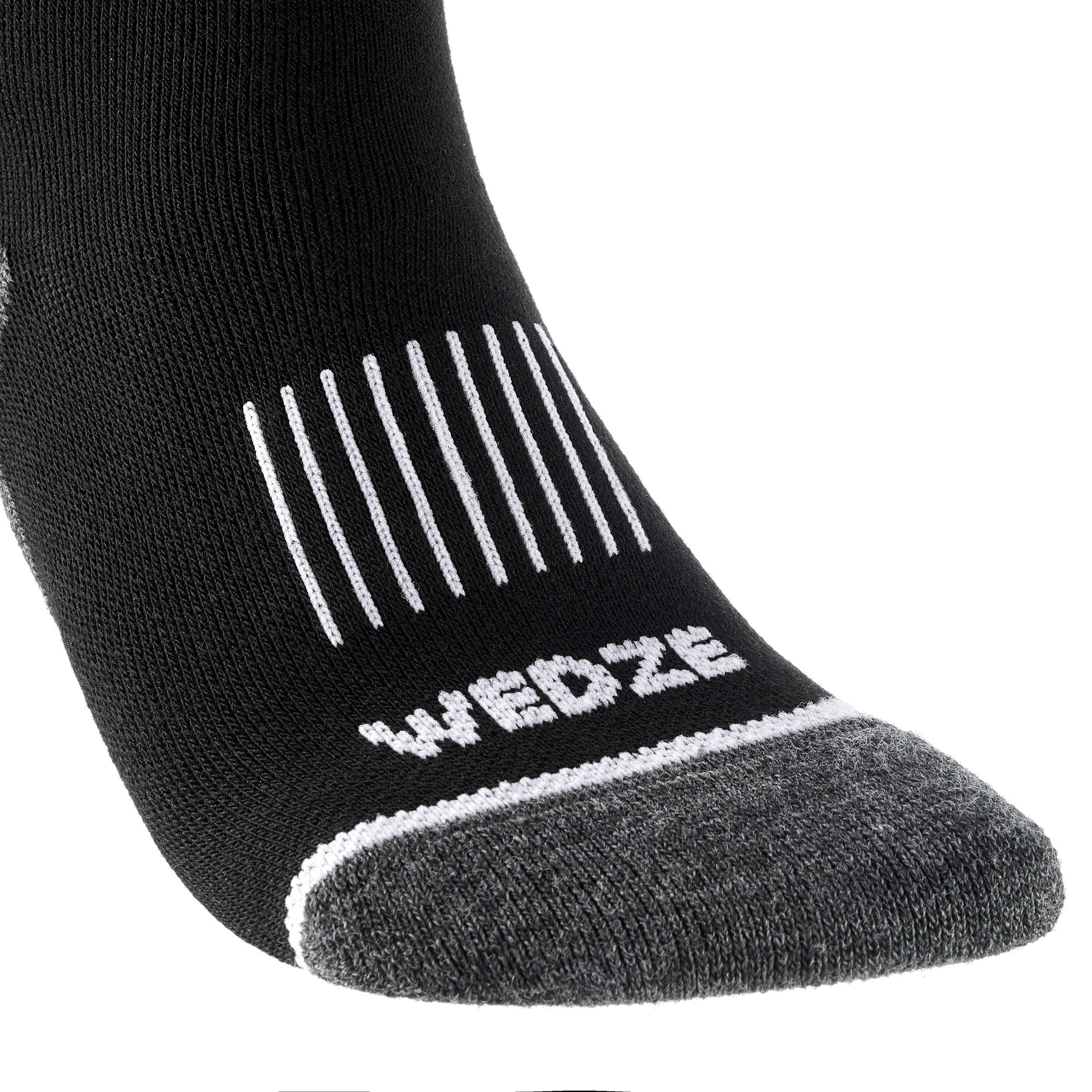 CHAUSSETTES DE SKI ADULTE - 100 - NOIRE 7/8