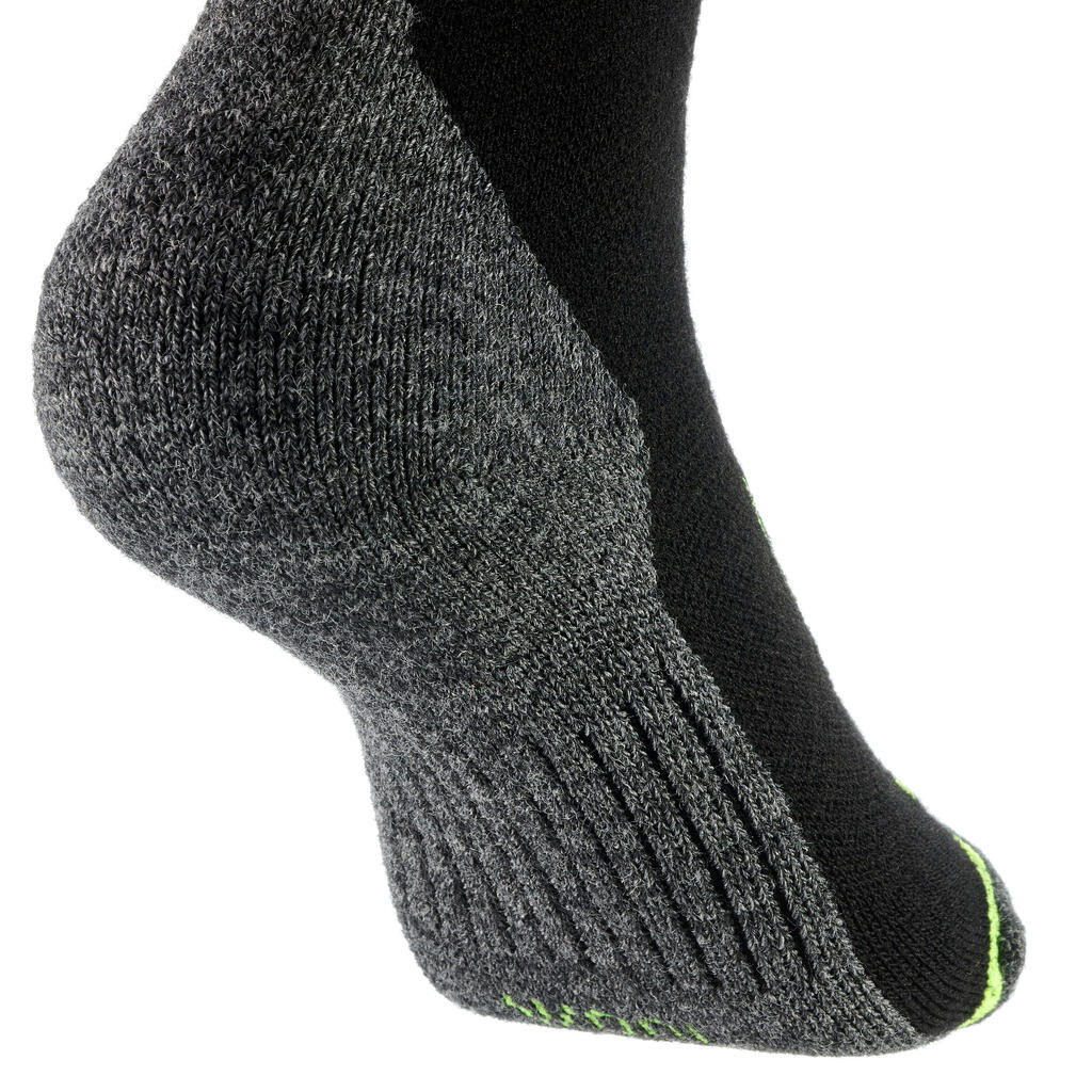 CHILDREN'S SKI SOCKS 100 - GREY