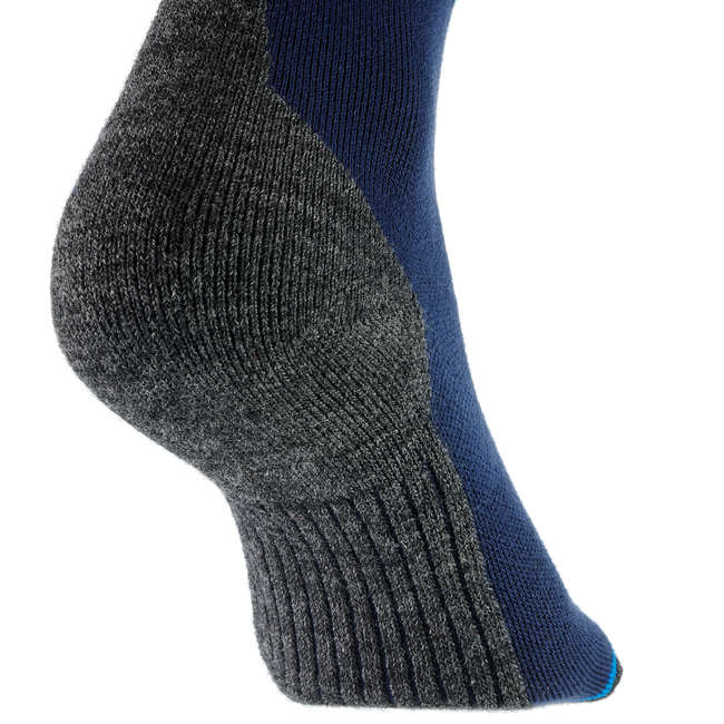 WEDZE Adult Ski Socks 100 Blue Decathlon