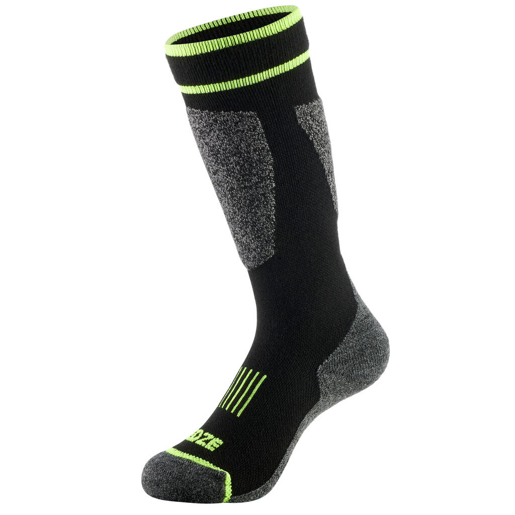 CHILDREN'S SKI SOCKS 100 - GREY