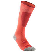 Adult Ski Socks 100 - Coral
