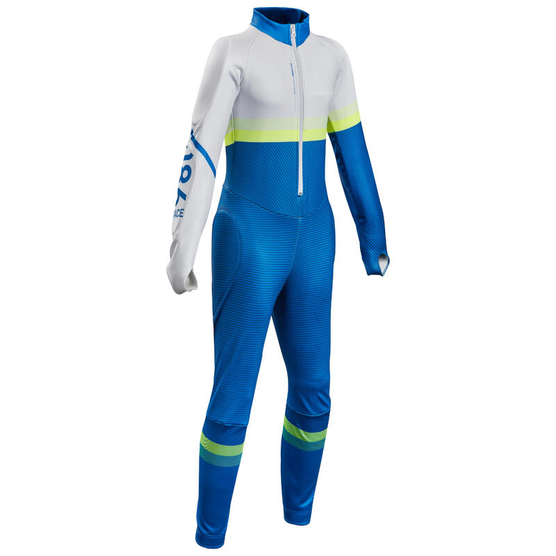 combinaison ski racing enfant - 980 - bleue / jaune