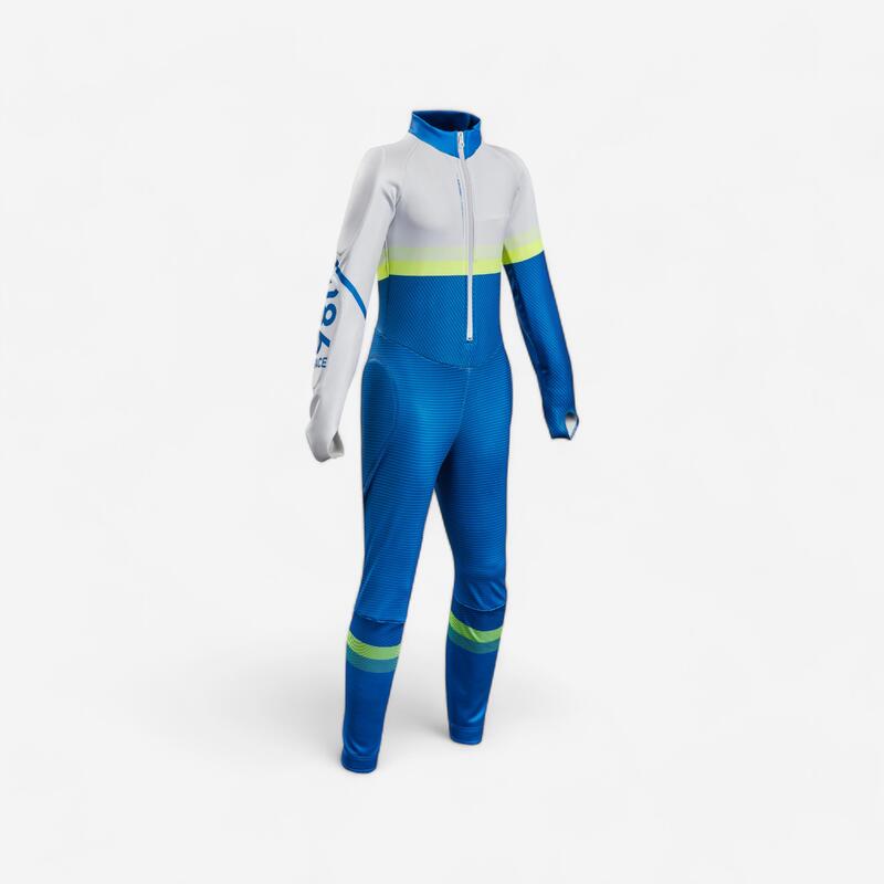 Ski racepak voor kinderen 980 blauw geel