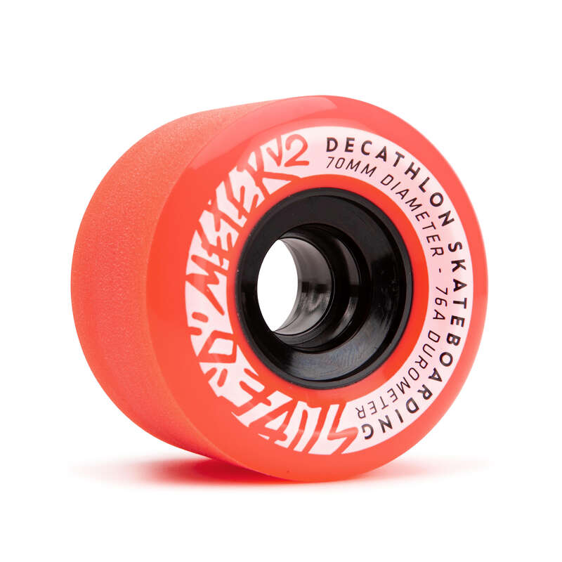 Jeu de 4 roues de Skateboard Boss - 70mm - 76A - White HAWGS