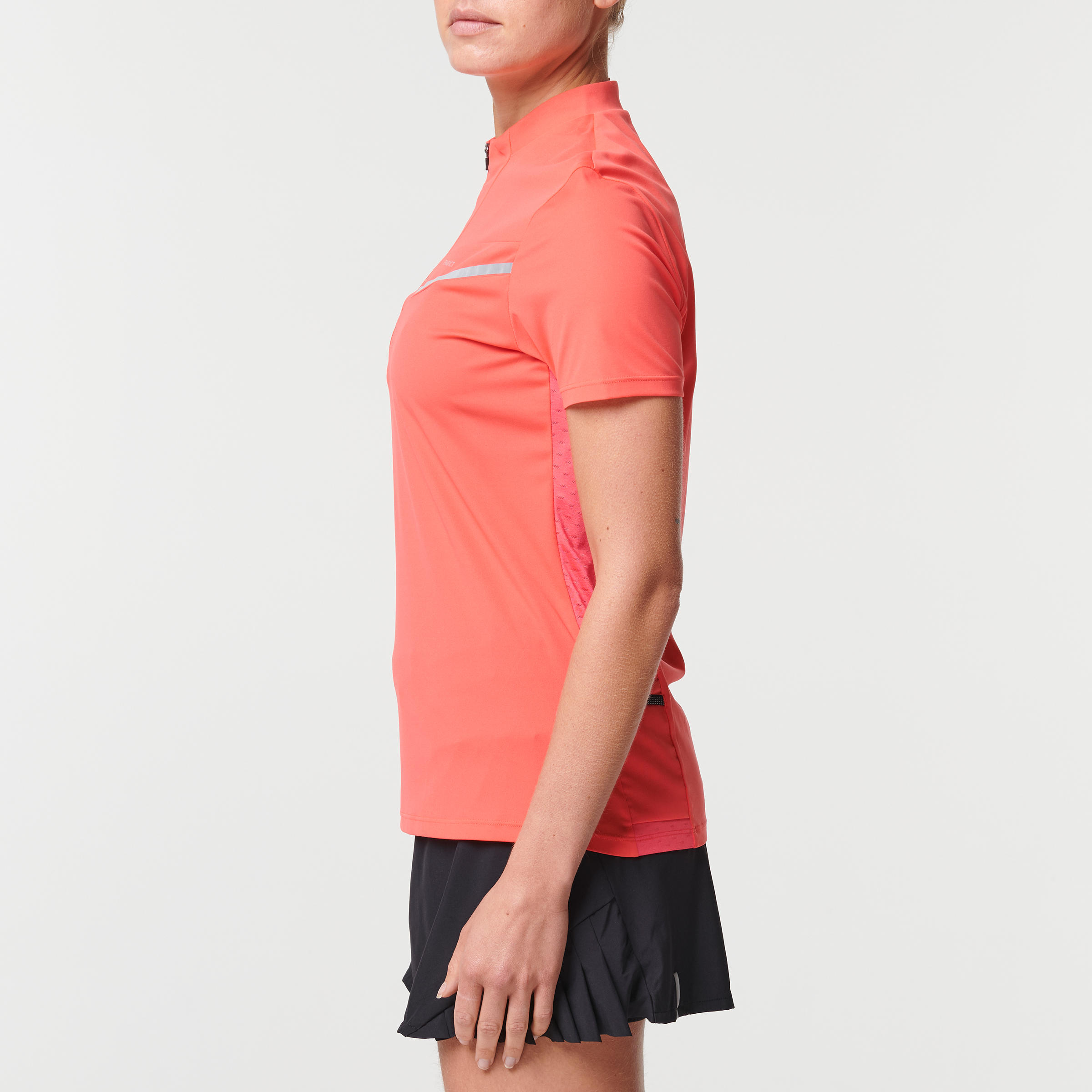 WOMEN'S SHORT-SLEEVED TRAIL RUNNING T-SHIRT - STRAWBERRY PINK 5/19