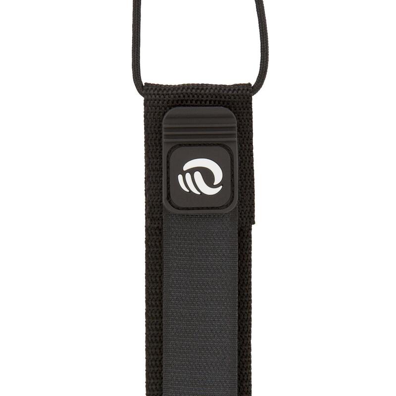 直徑7 mm衝浪板腳繩8'（240 cm）－黑色