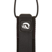 Leash surf 7' (210 cm) diamètre 7 mm noir