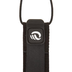 Leash surf 7' (210 cm) diamètre 7 mm noir