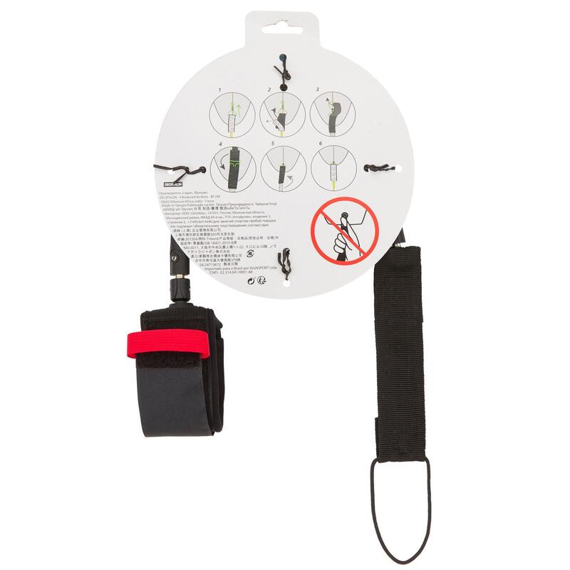 Surfařský leash 6' (183 cm) průměr 7 mm modrý