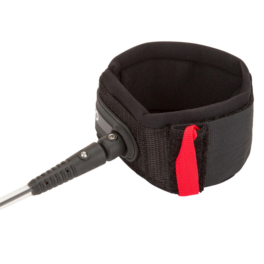 Leash Surf Negro 7' (210 cm) Diámetro 7 mm