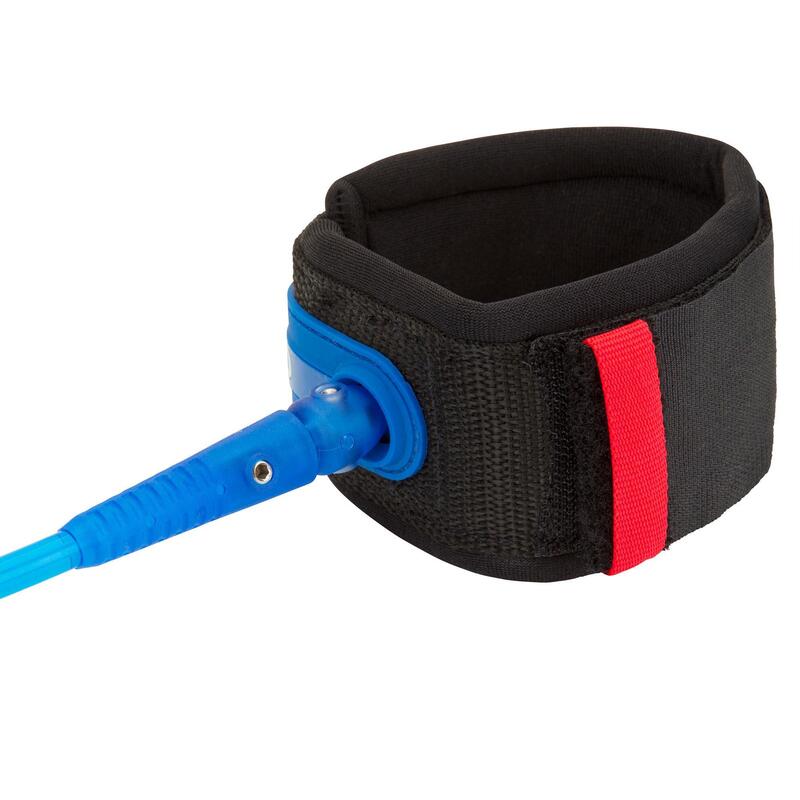 Surfařský leash 6' (183 cm) průměr 7 mm modrý