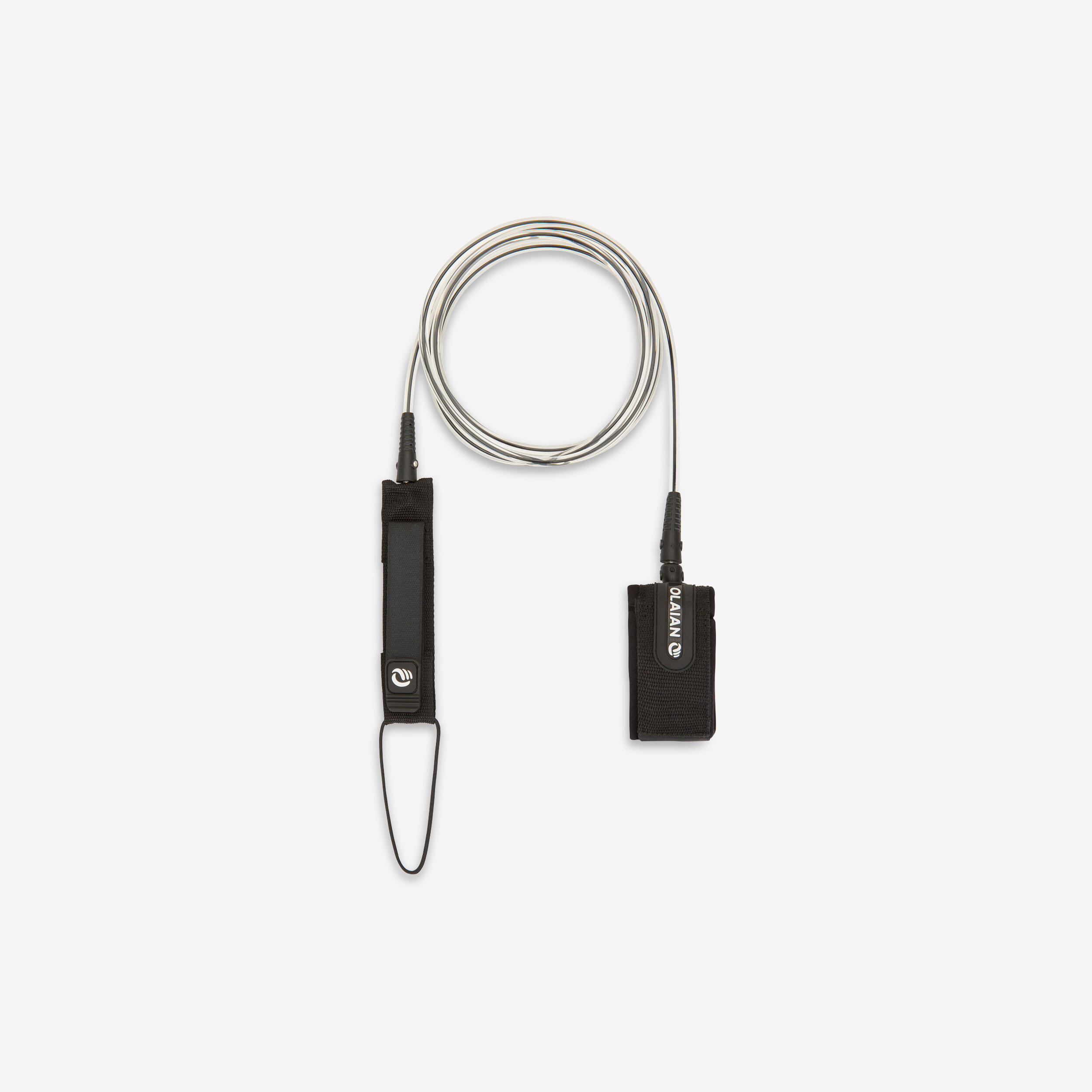 Olaian - Leash Surf 8' (240 Cm) Diamètre 7 Mm Noir - Leash - Surf Bodyboard Ski Nautique - Noir - Taille Unique - Decathlon
