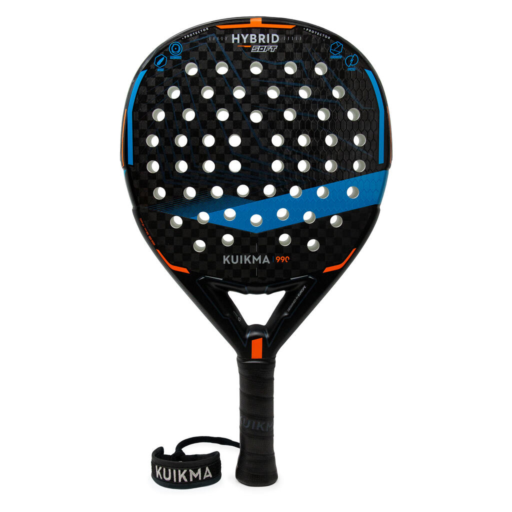 Padelschläger Erwachsene Kuikma - PR 990 Hybrid Soft blau 