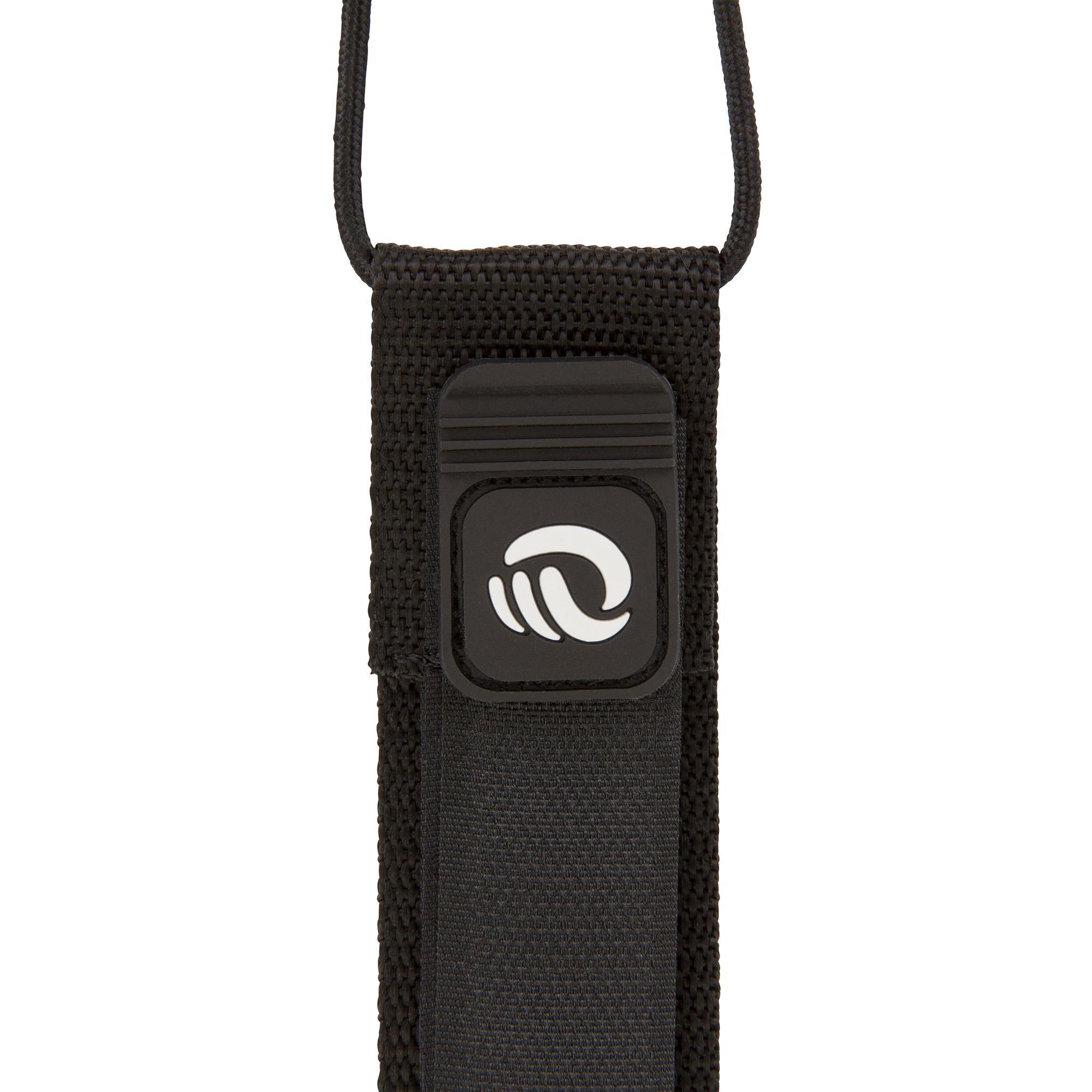 mm Leash surf longboard 9' (275 cm ) diametro 7 nero