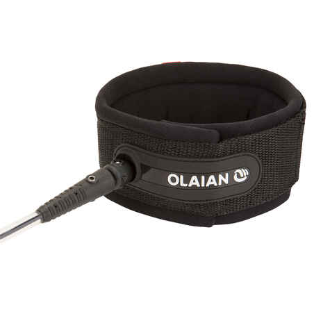 Olaian 7 mm Diameter 9' Longboard Surf Leash