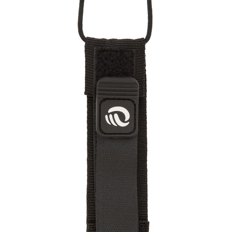 Surfařský leash 6' (183 cm) průměr 7 mm černý