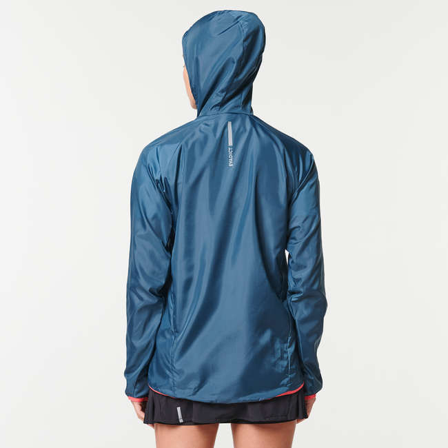 EVADICT WOMEN'S WINDPROOF TRAIL RUNNING JACKET DARK GREY...