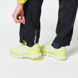 Pantalon impermeable de running trail running Femme KIPRUN Run 900 Rain Noir