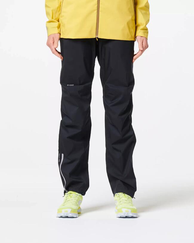PANTALON DE TRAIL IMPERMÉABLE FEMME NOIR