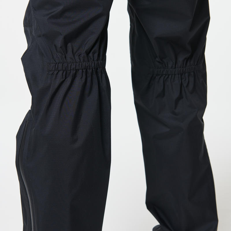 WOMEN'S TRAIL RUNNING WATERPROOF TROUSERS BLACK Decathlon