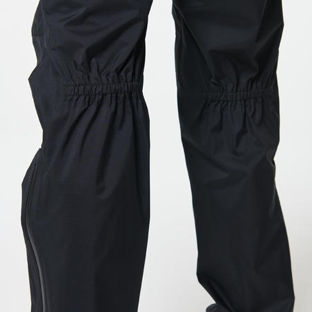 Штани жіночі для бігу водонепроникні чорні