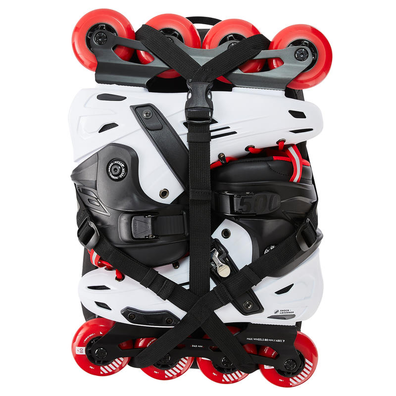 20Litre Inline Skating Backpack BP100 Black Decathlon