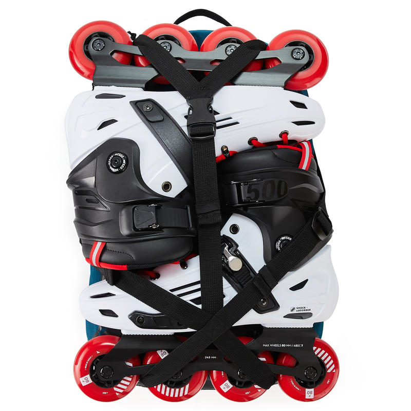 20Litre Inline Skating Backpack BP100 Blue Decathlon