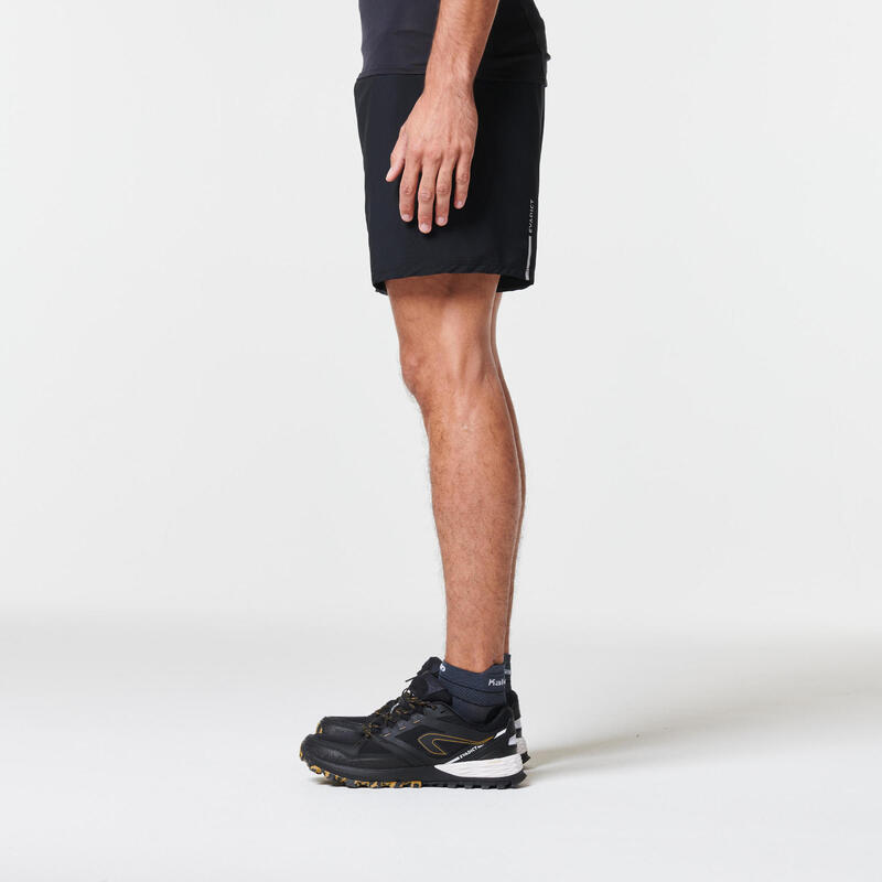 Men's Trail Running Baggy Shorts Black EVADICT Decathlon