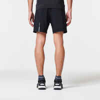 Men's Trail Running Baggy Shorts - Black