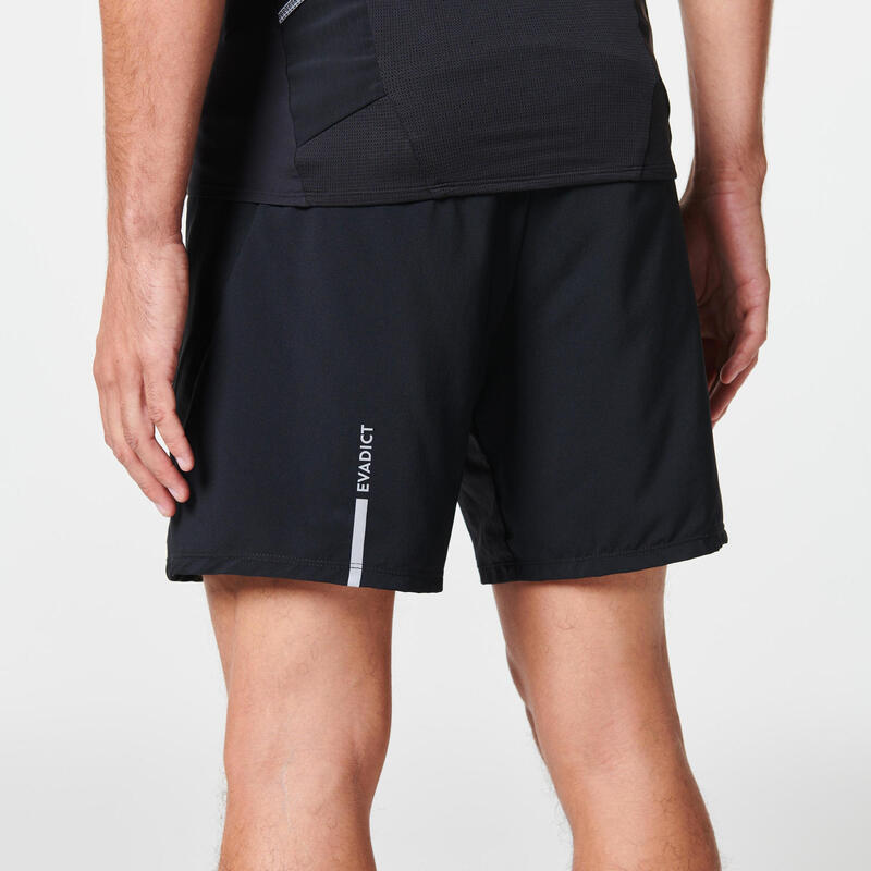 Laufshorts Trail Baggy Herren schwarz