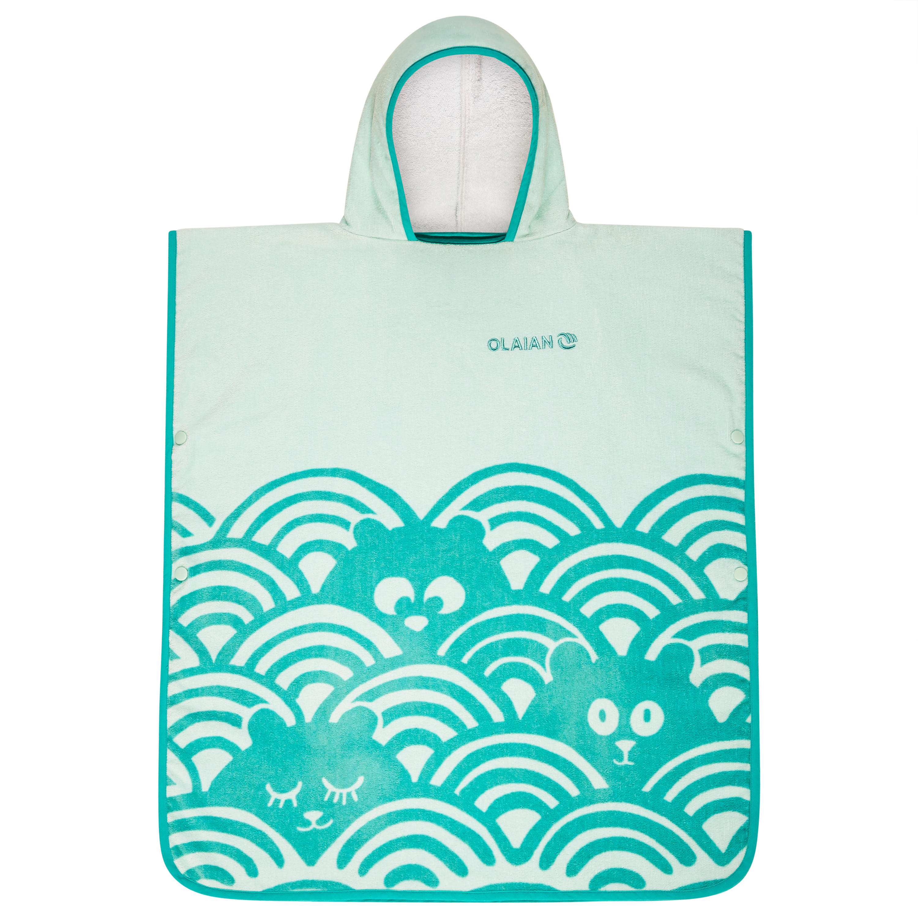 Kids’ Surf Poncho 500 (110 to 135 cm) - Cat 2/5