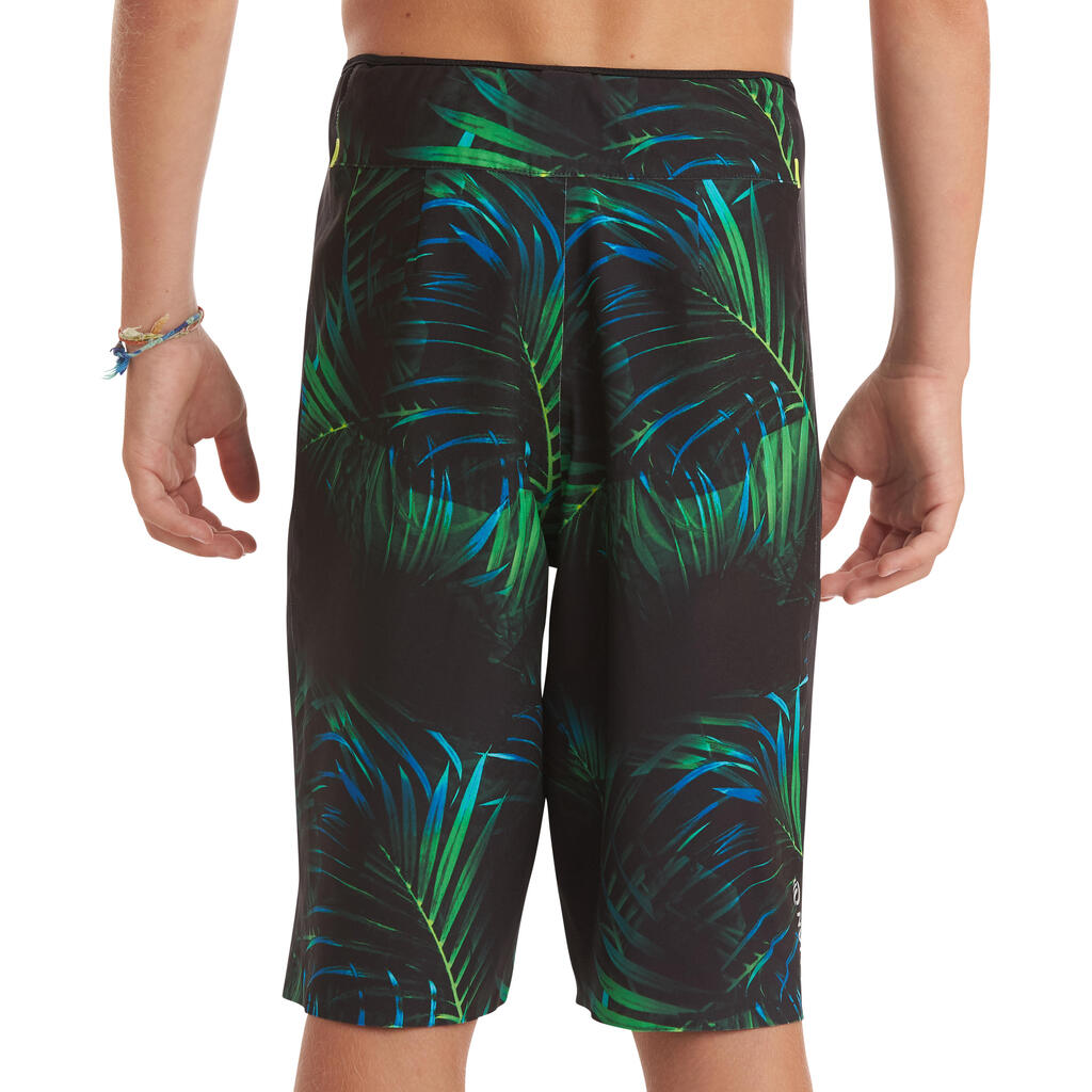 Boardshorts Surfen Jungen 900 Tween blau